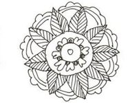 DeviantArt Quaddles-Roost Drawing a Paisley Flower